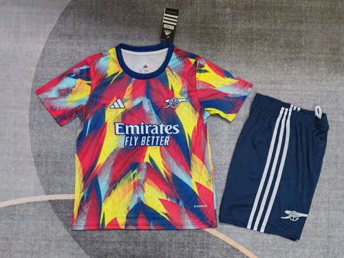 25-26 Arsenal Kids Training Soccer Suit 