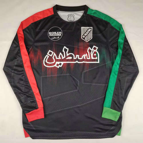 25-26 Palestine Long Sleeve Cheap Soccer Jerseys