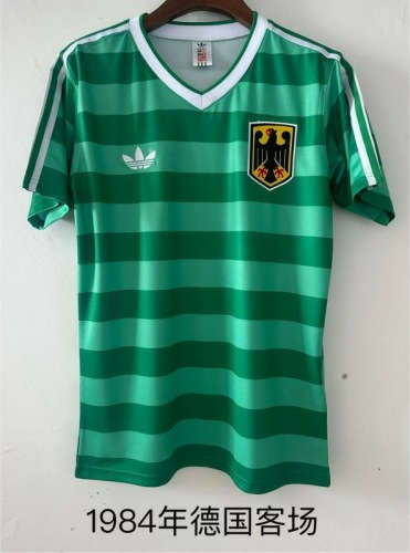 1984 Germany Away Retro Cheap Soccer Jerseys