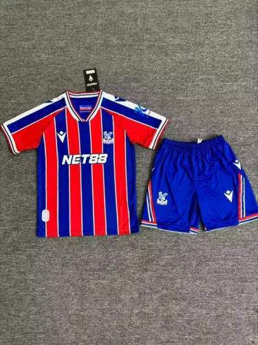 25-26 Crystal Palace Home Kids Cheap Soccer Jerseys