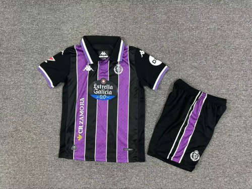 25-26 Real Valladolid Away Kids Cheap Soccer Jerseys