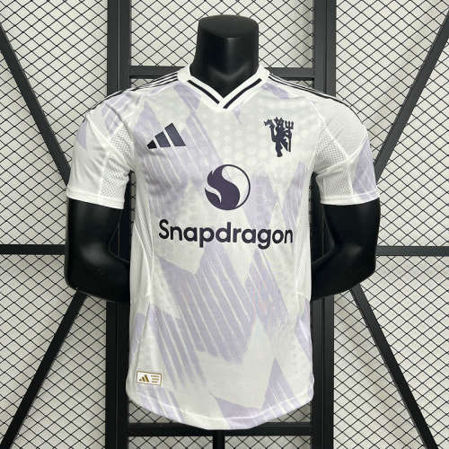 25-26 Man United Away Player version Cheap Soccer Jerseys 