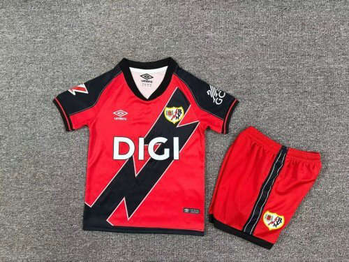 25-26 Rayo Vallecano Away Kids Cheap Soccer Jerseys