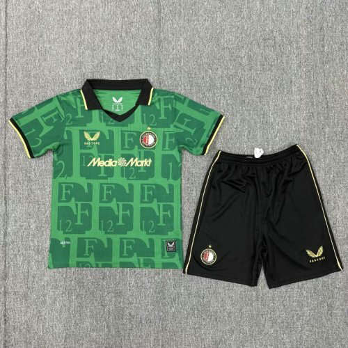 25-26 Feyenoord Fourth Kids Cheap Soccer Jerseys