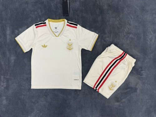 25-26 Flamengo Third Kids Cheap Soccer Jerseys