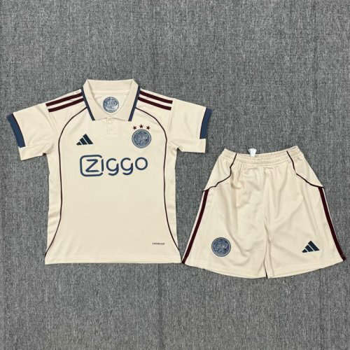 25-26 Ajax Third Kids Cheap Soccer Jerseys