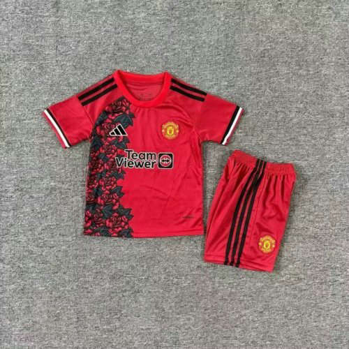 25-26 Man United Special Kids Cheap Soccer Jerseys 