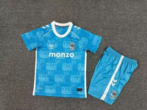 25-26 Coventry City Home Kids Cheap Soccer Jerseys