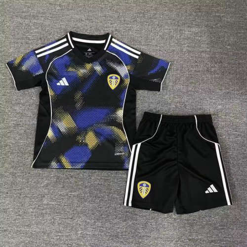 25-26 Leeds United United Third Kids Cheap Soccer Jerseys