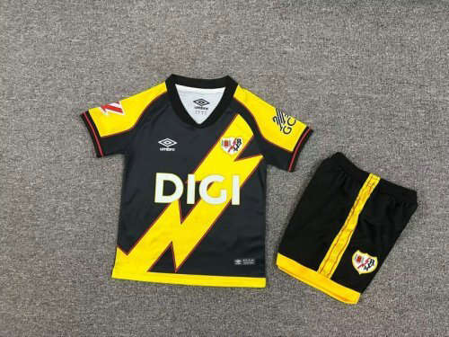 25-26 Rayo Vallecano Third Kids Cheap Soccer Jerseys