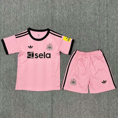 25-26 Newcastle United Goalkeeper Kids Cheap Soccer Jerseys