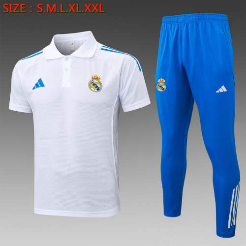 25-26 Real Madrid Polo Training Soccer Suit