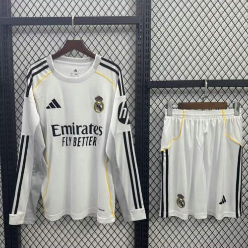 25-26 Real Madrid Home Long Sleeve