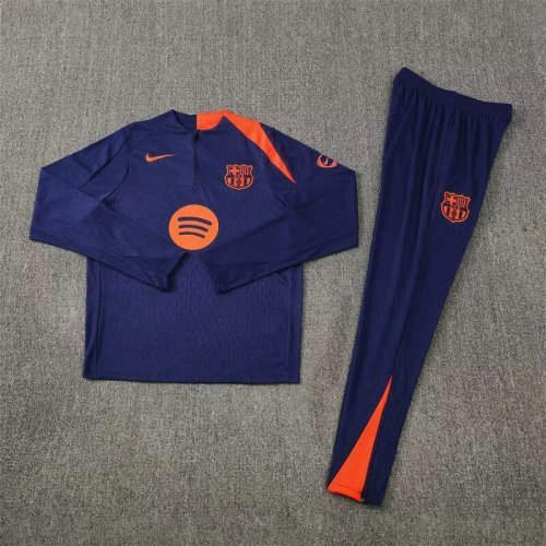 25-26 Barcelona Long sleeves Training Soccer Suit