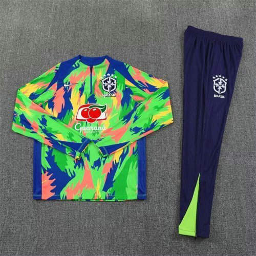 25-26 Brazil Long sleeves Training Soccer Suit