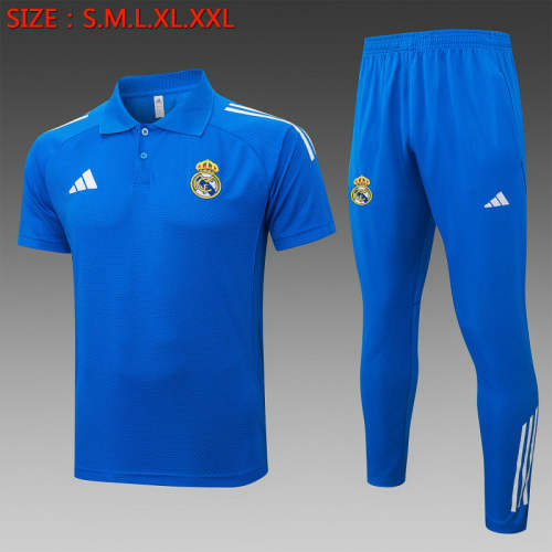 25-26 Real Madrid Polo Training Soccer Suit