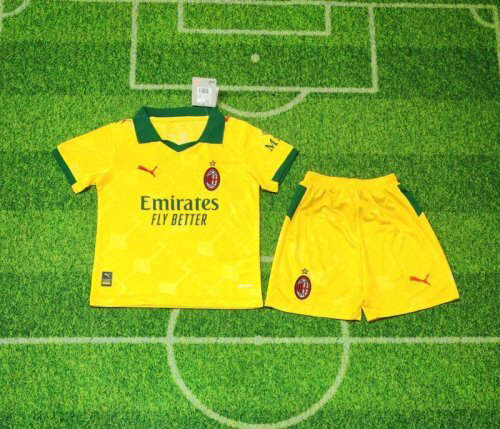25-26 AC Milan Third Kids Cheap Soccer Jerseys