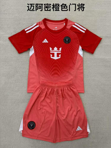 25-26 Inter Miami Goalkeeper Kids Cheap Soccer Jerseys