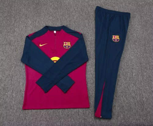 25-26 Barcelona Long sleeves Training Soccer Suit