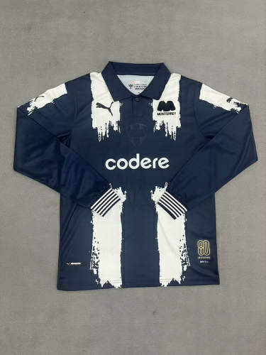 25-26 Monterrey Long Sleeve Cheap Soccer Jerseys