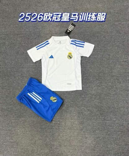 25-26 Real Madrid Kids Training Soccer Suit