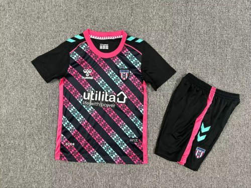 25-26 Sunderland Goalkeeper Kids Cheap Soccer Jerseys 