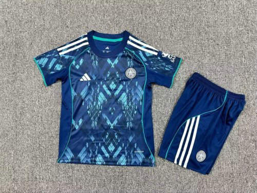 25-26 Leicester City Away Kids Cheap Soccer Jerseys
