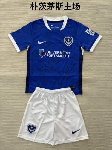 25-26 Portsmouth Home Cheap Soccer Jerseys
