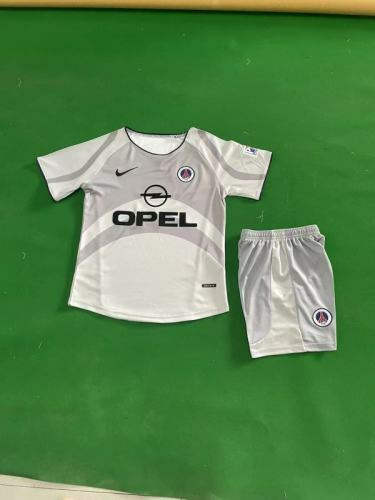 01-02 Paris Away Kids Cheap Soccer Jerseys