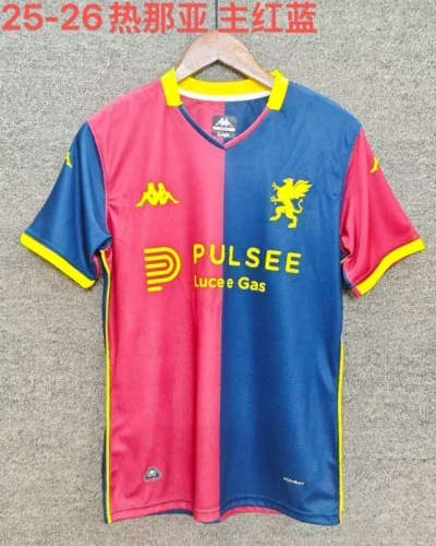 25-26 Genoa Home Cheap Soccer Jerseys 