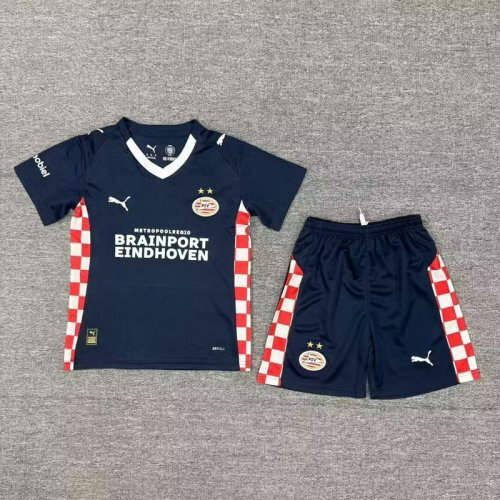 25-26 Eindhoven Away Kids Cheap Soccer Jerseys