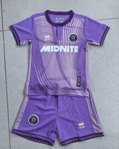 25-26 Sheffield United Third Kids Cheap Soccer Jerseys