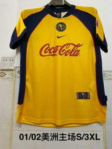 01-02 Club America Home Retro Cheap Soccer Jerseys