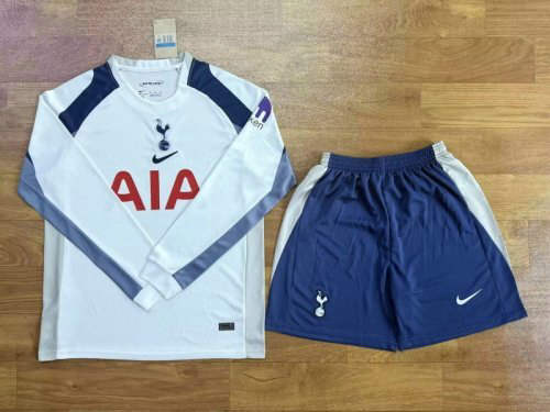 25-26 Tottenham Home Long Sleeve Cheap Soccer Jerseys