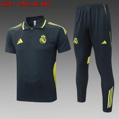 25-26 Real Madrid Polo Training Soccer Suit