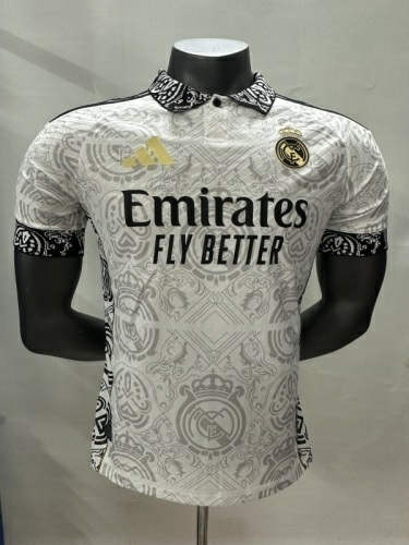25-26 Real Madrid Polo Player Version Cheap Soccer Jerseys