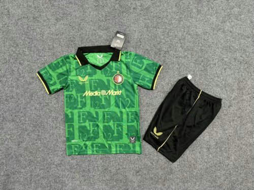 25-26 Feyenoord Fourth Kids Cheap Soccer Jerseys