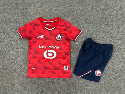 25-26 Lille Home Kids Cheap Soccer Jerseys