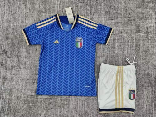 25-26 Italy Home Kids Cheap Soccer Jerseys