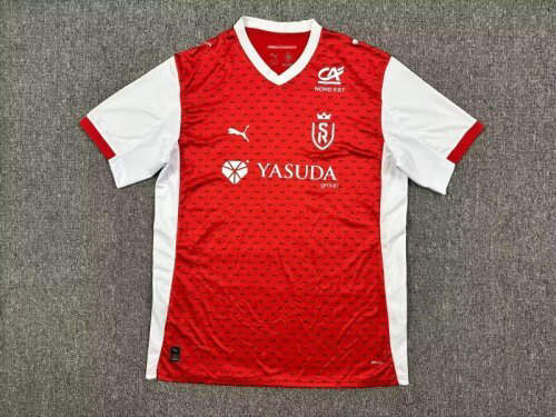 25-26 Reims Home Cheap Soccer Jerseys