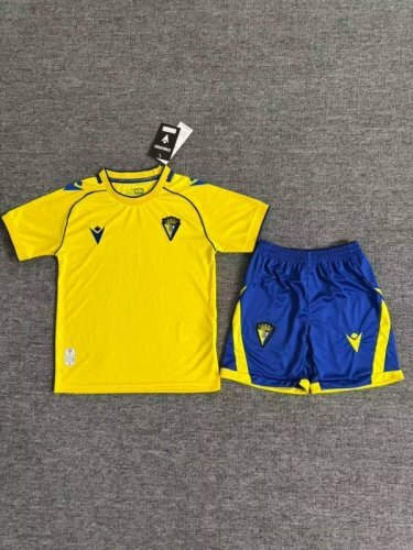 25-26 Cadiz Home Kids Cheap Soccer Jerseys 