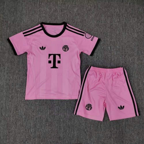 25-26 Bayern Goalkeeper Kids Cheap Soccer Jerseys