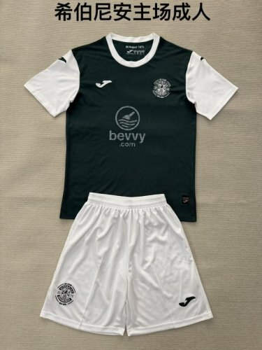 25-26 Hibernian Home Cheap Soccer Jerseys