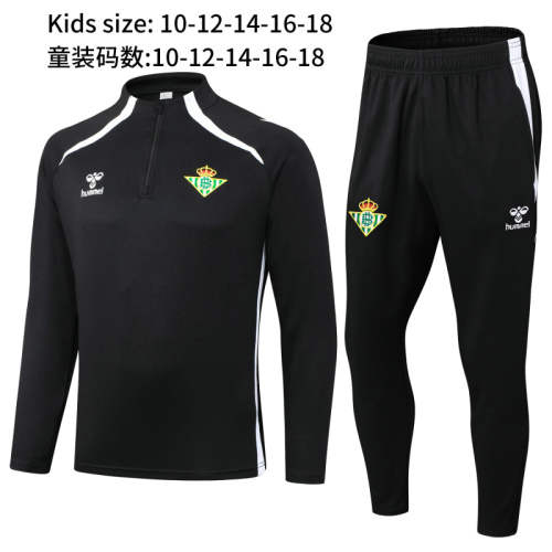 25-26 Real Betis Kids Long Sleeve tracksuit