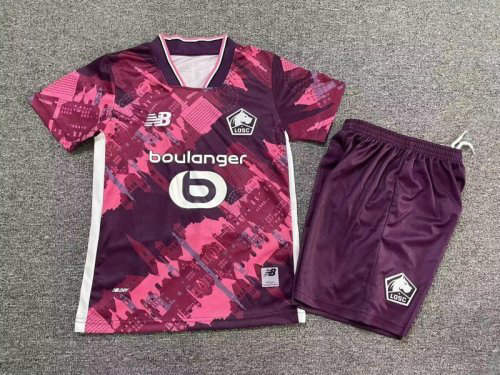 25-26 Lille Fourth Kids Cheap Soccer Jerseys