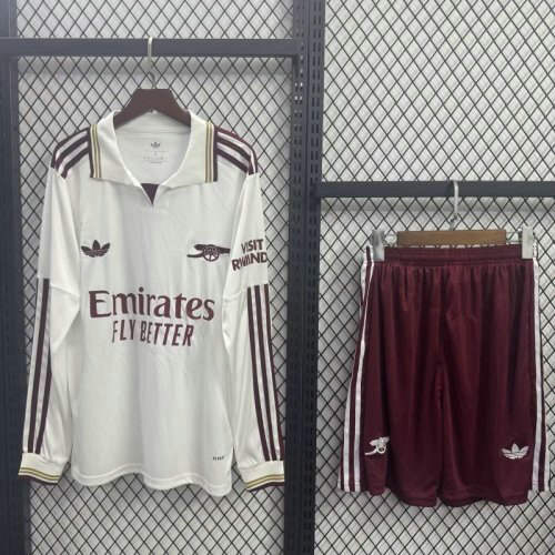 25-26 Arsenal Third Long Sleeve Cheap Soccer Jerseys