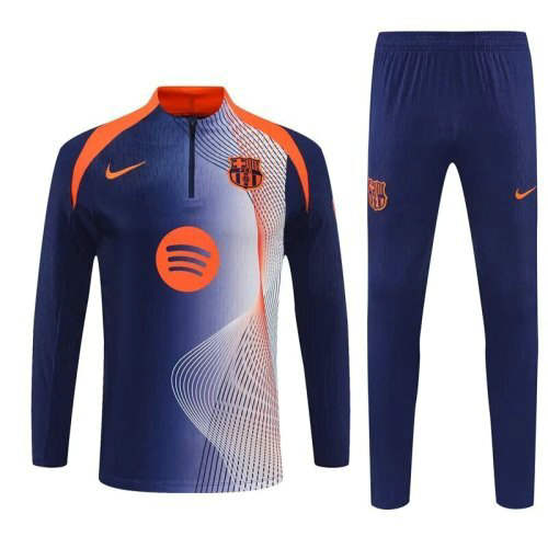 25-26 Barcelona Long sleeves Training Soccer Suit