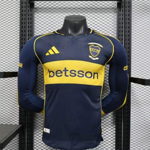 25-26 Boca Juniors Home Player Version Cheap Soccer Jerseys