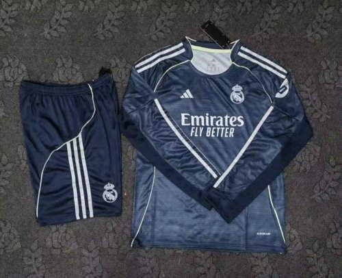 25-26 Real Madrid Away Kids Cheap Soccer Jerseys