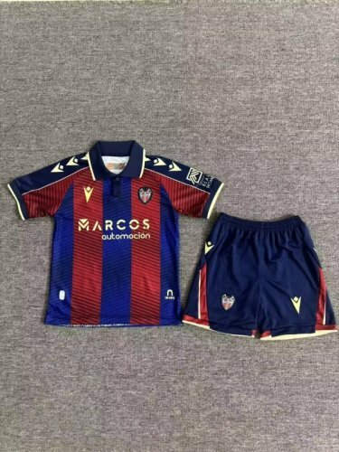 25-26 Levante Home Kids Cheap Soccer Jerseys